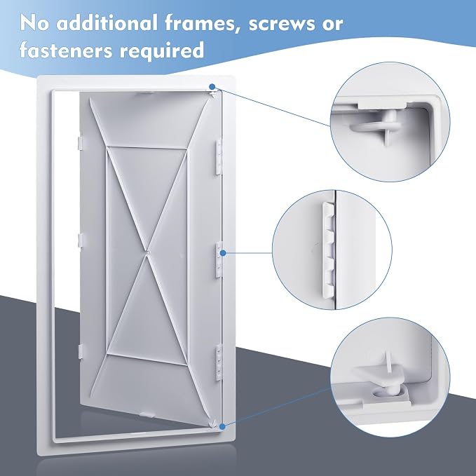 Access Plumbing Panel for Drywall Ceiling, 14x29 in Plastic Access Door - Image 3