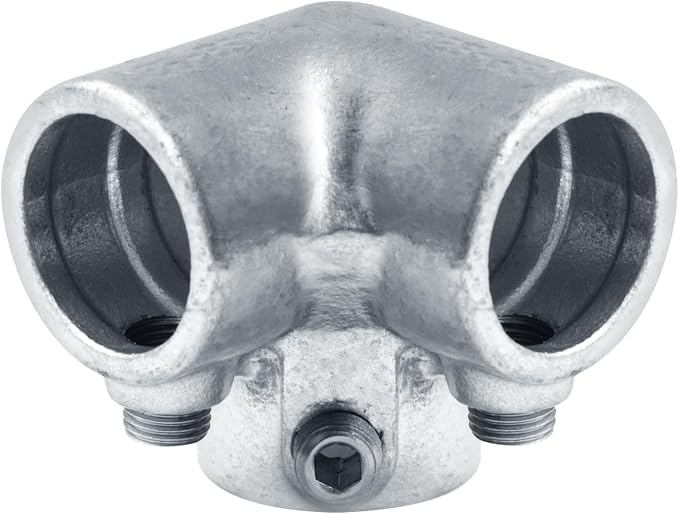 4 PCS Structural Pipe Fitting, 3 Way Corner Elbow Connector | Fits 1" Schedule - Image 4