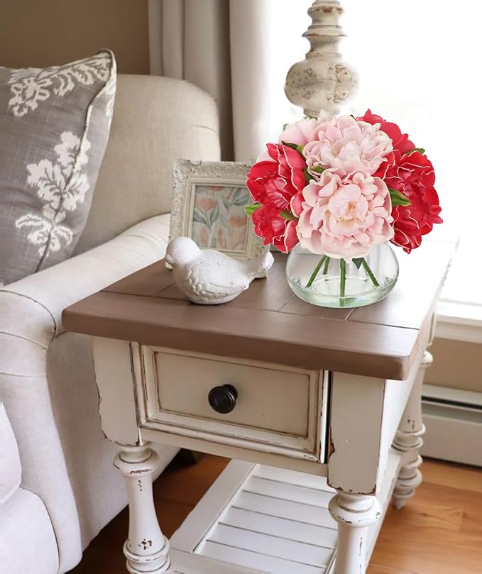 Hollyone Peonies Artificial Flowers - Image 4