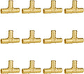 12-Pack 1/2" PEX Tee, 1/2 Inch PEX Fittings Tee | Brass by SUNGATOR
