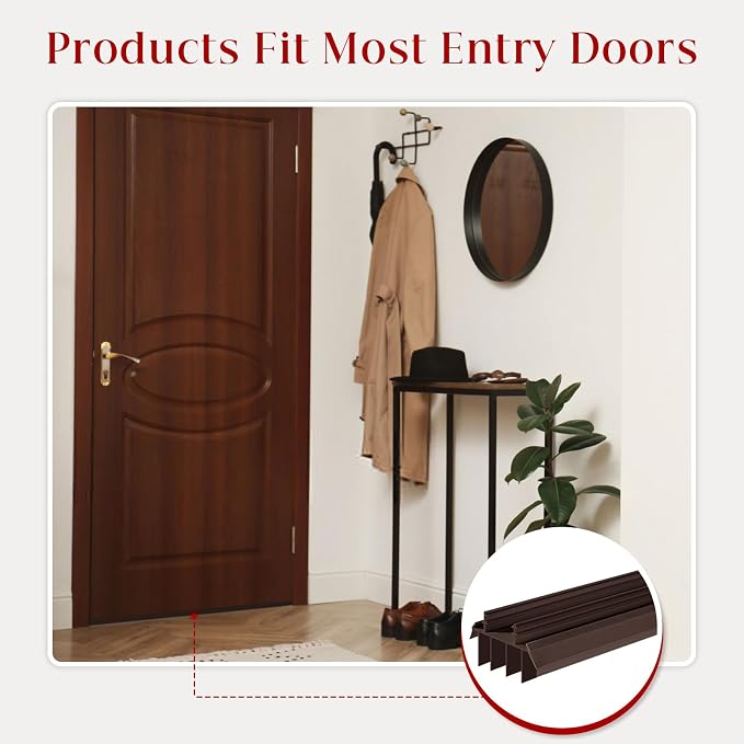 2 Pcs 36 Inch Vinyl Replacement Door Bottom, Threshold Seal Bottom | 1-3/4 Inch - Image 5