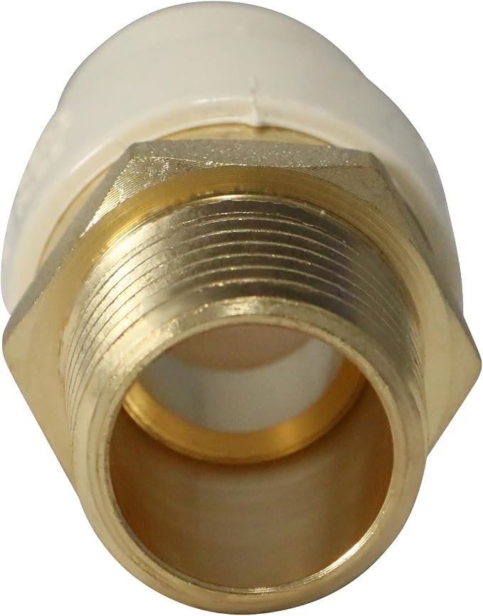 1 Pack XFITTING Male to CPVC Adapter, 1/2" NPT x 1/2" CPVC - Image 2