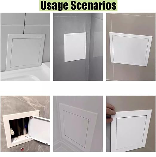 14" X 20", Aluminum Alloy Push-to-Open Inspection Door, Paintable Hidden - Image 4