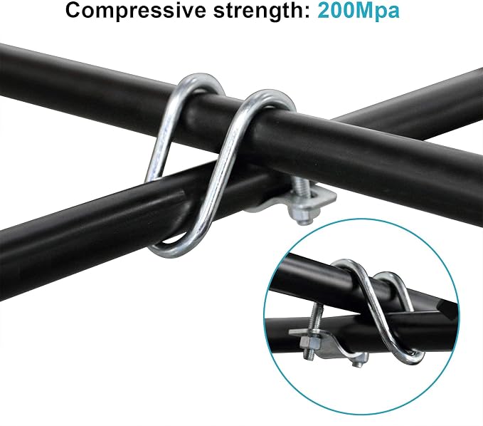 20 PCS Cross Pipe Clamp Connector Fits 3/4" EMT Conduit - Image 4