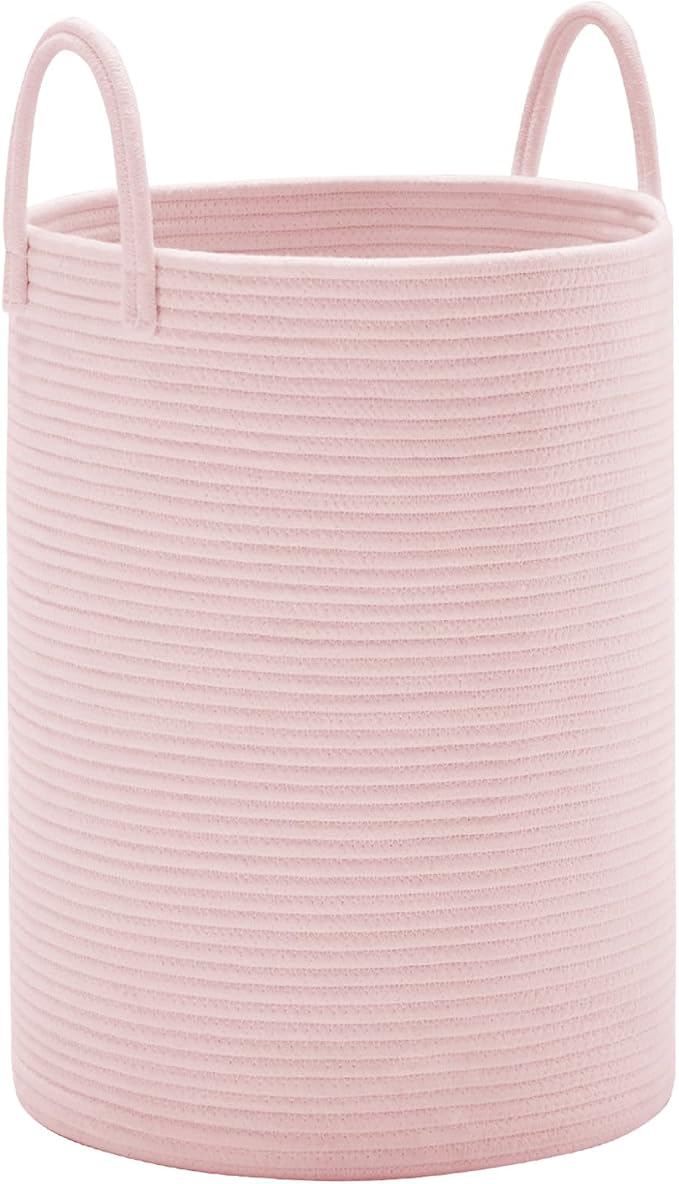 YOUDENOVA Cotton Rope Laundry Hamper Basket, 58L Blanket Basket - Image 8