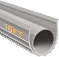 DGSL Garage Door Bottom Seal, 5/16 T-End Rubber Weather Stripping, 16 FT | U+O by DGSL