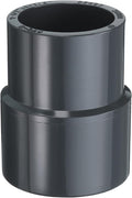 HARFINGTON PVC Reducing Coupling 1-1/2 x 1-1/4" Increaser/Reducer Coupling Pipe by HARFINGTON