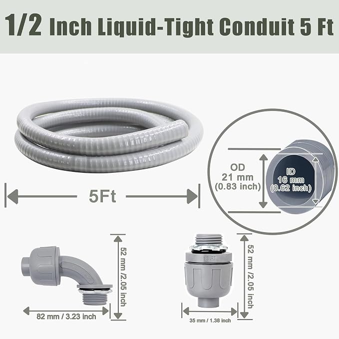 Liquid-Tight Conduit and Connector Kit - Image 2