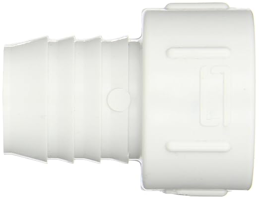 Spears 474 Series PVC Pipe Fitting, Schedule 40, 1-1/4"Barbed x 1-1/4" Socket - Image 2