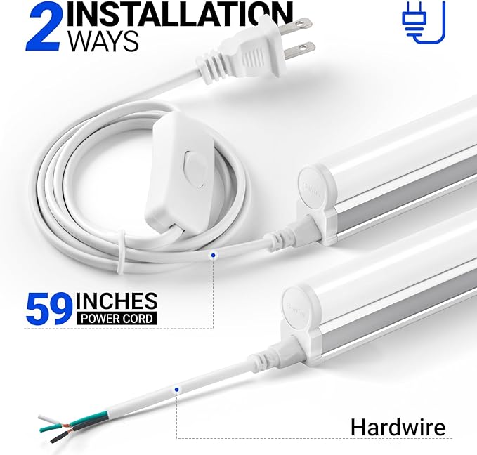 Barrina (6 Pack LED T5 Integrated Single Fixture, 6500K 20W | Super Bright - Image 6