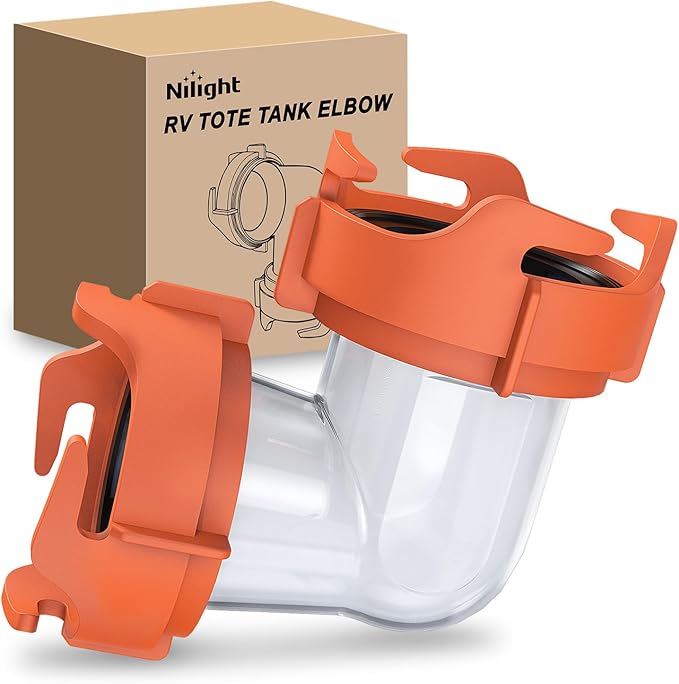 Nilight 90 Degree RV Tote Tank Adapter, Leak-Proof Double Odor-Tight Sealing by Nilight