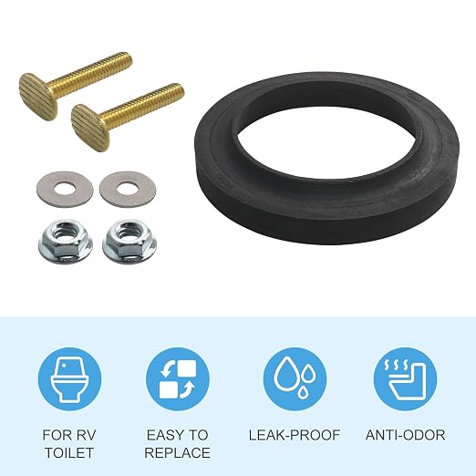 12524 RV Toilet Seal Closet Bolt Kit - Image 2