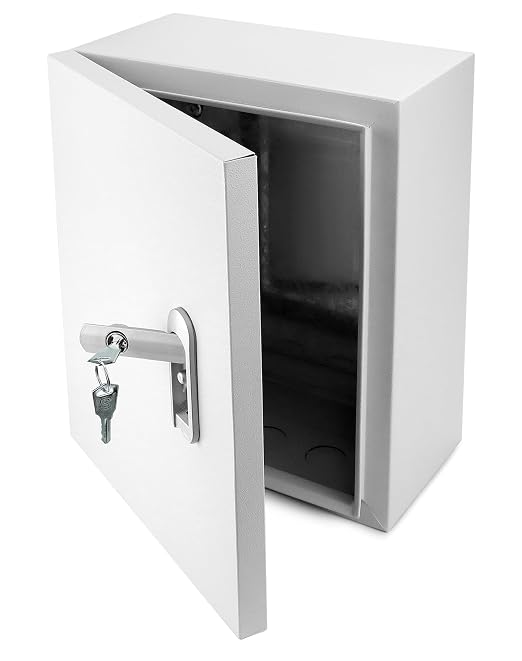 QWORK Heavy-Duty Outdoor Electrical Box, Fiberglass Reinforced Polyester - Image 7