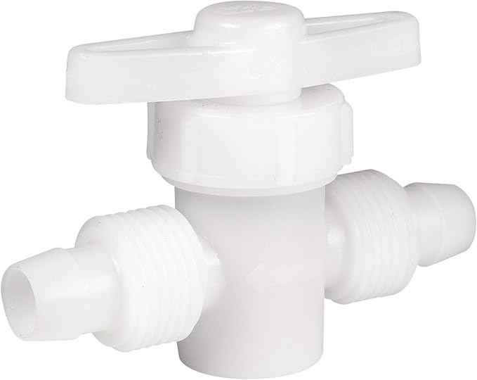 RecPro 1/2" Flair-It Shutoff Valve | PEX & Gray Tubing | 2-Pack - Image 3