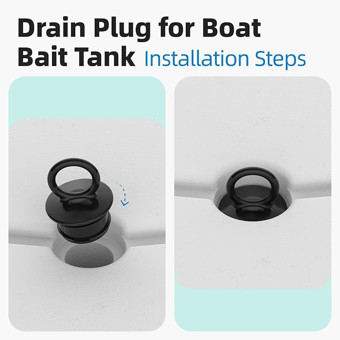 PVC Push-in Boat Drain Plug, Livewell Plug - Image 5