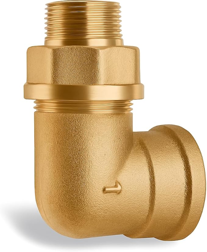 Adapter 3/4" Male x 1" Female Threaded Brass Construction – NPT Pipe Fittings - Image 5