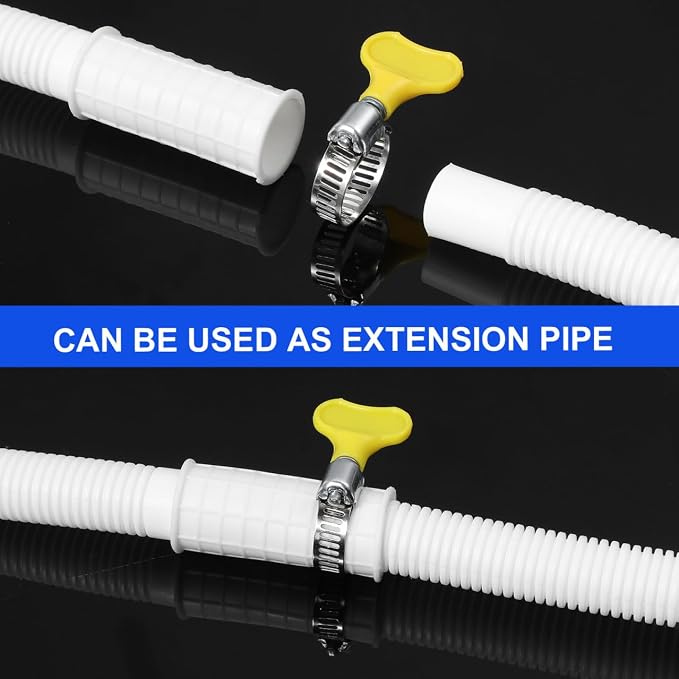Cabilock 2pcs Washer Drain Hose Extension Air Conditioner Drainage Pipe - Image 3