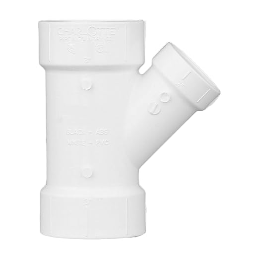 CHARLOTTE PIPE 3 x 3 x 2 DWV WYE REDUCING DWV - Image 4