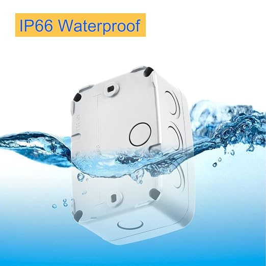 Outdoor Junction Box, with 4PK White 20mm Cable Gland - Image 7