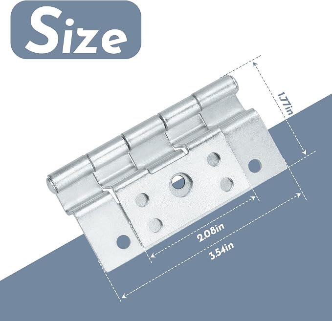 3 Pack Door Hinges for Combination Doors Replacement for Elixir Mobile Home | - Image 2