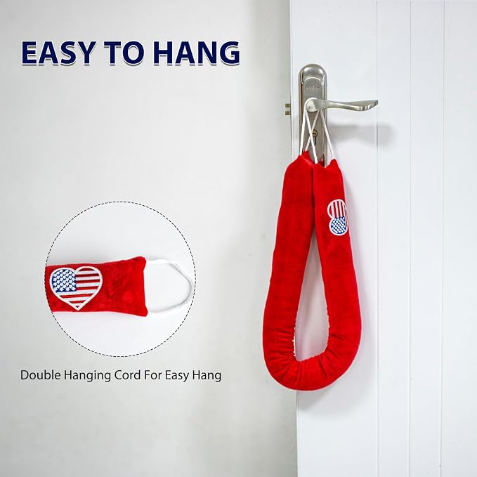 Decorative Weighted Under Door Draft Stopper 36 Inch, Heavy Duty Door Draft - Image 4