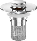Bathroom Sink Drain Strainer, Pop-up Sink Drain Strainer by Makelifebetter