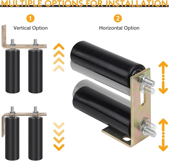 2 Pack 6" Gate Roller Guide - Image 3