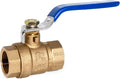 VANCOCO 1/2" NPT Full Bore Ball Valve, Heavy Duty Brass Female x Female Thread by VANCOCO
