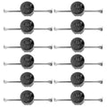HXH Round Ceiling Electrical Box, 12 Pack | 20 Cu.In. PVC Adjustable Round by HUIXHAO