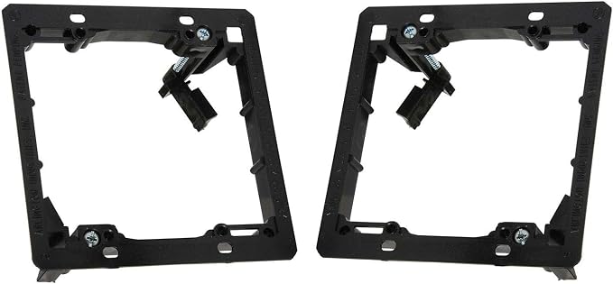 iMBAPrice 2-Gang Low Voltage Mounting Bracket, 2 Pack | Drywall Mount, LV2-2 - Image 9