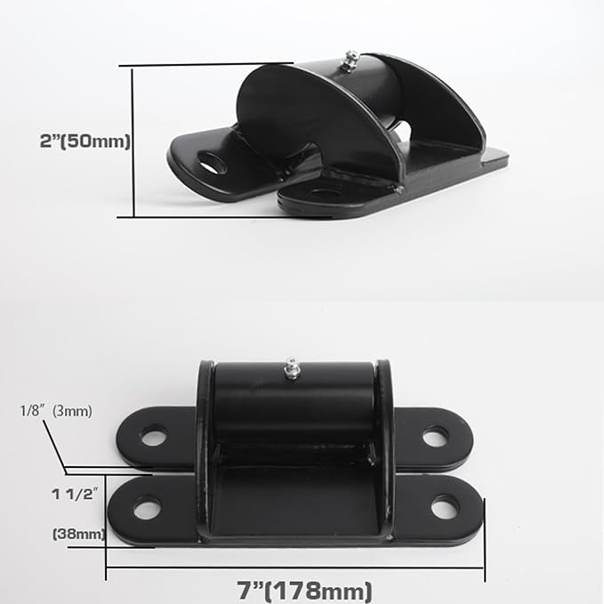 Upgraded 7” Gate Hinges Heavy Duty - Image 2