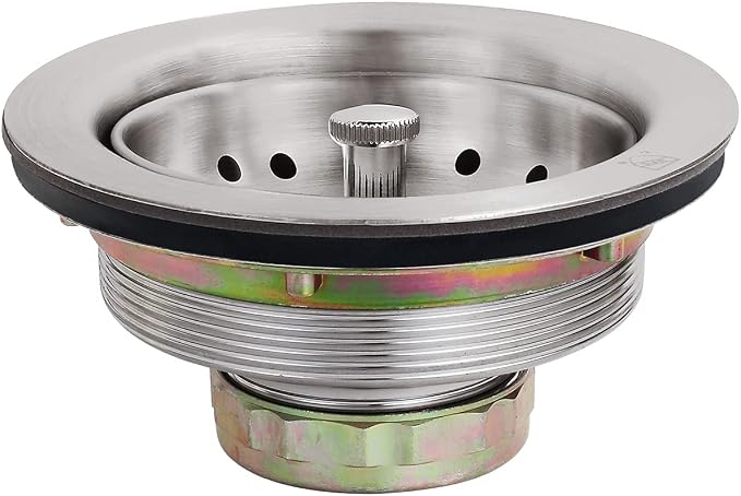 EADOT 3.5 Inch Nickel Sink Drain Assembly by EADOT