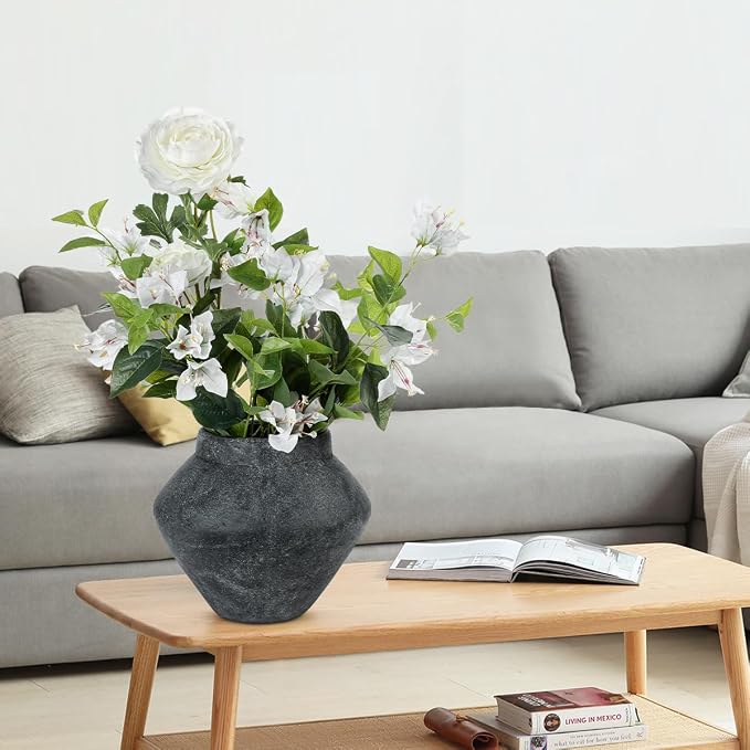 Briful Large Rustic Ceramic Vase - Image 6