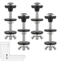 4 Pcs Universal Toilet Tank to Bowl Bolts Kit, Heavy Duty Stainless Steel by Unknown