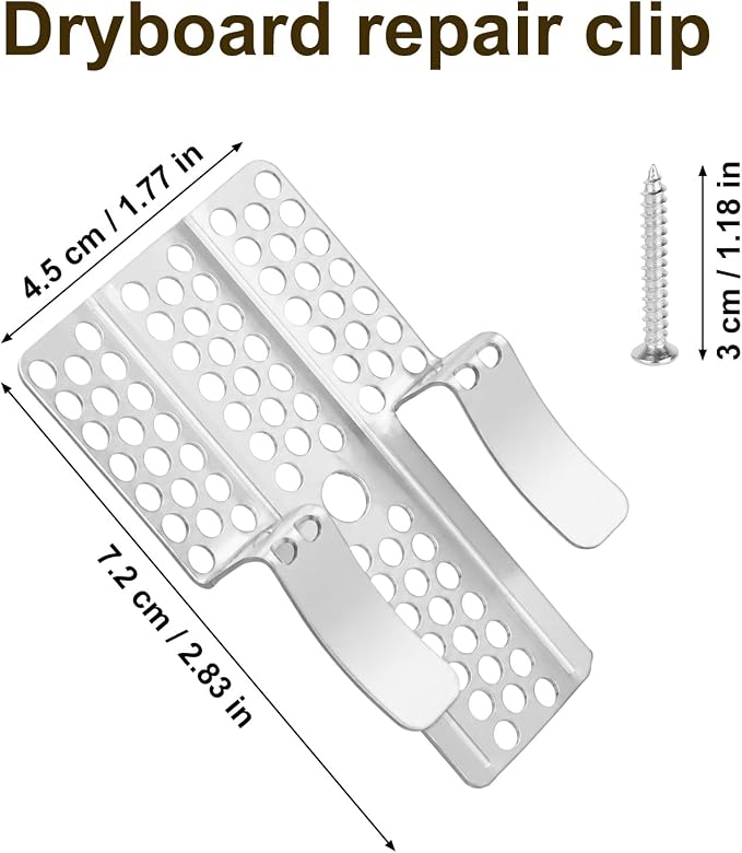 XIHIRCD 12pcs Drywall Repair Clips - Image 2
