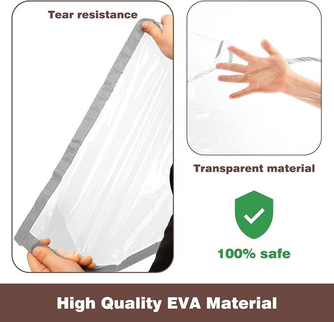 Dust Barrier, Plastic Zipper Magnetic Door Dust Protection Kit, Construction - Image 3