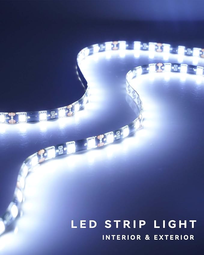 Keiurot 12V Led Light Strip for Cars 24Inch Connectable & Waterproof IP68 | - Image 6