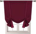 H.VERSAILTEX Red Christmas Blackout Curtain Rod Pocket Energy Efficient Small by HVERSAILTEX