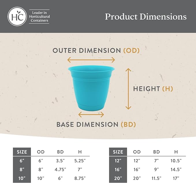 The HC Companies Eclipse Round Planter - Image 5