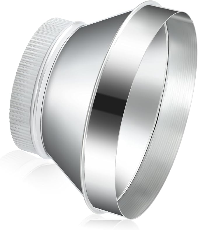 1 Pcs 12 Inch to 8 Inch Duct Reducer Increaser | Galvanized Steel Air Duct by Otoolling