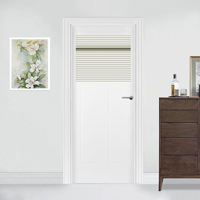 Muamar French Door Curtains Privacy Door Blind, Front Door Window Curtain by Muamar