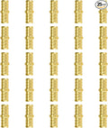 25-Pack 1/2" PEX Coupling, 1/2 Inch PEX Fittings | Brass by SUNGATOR