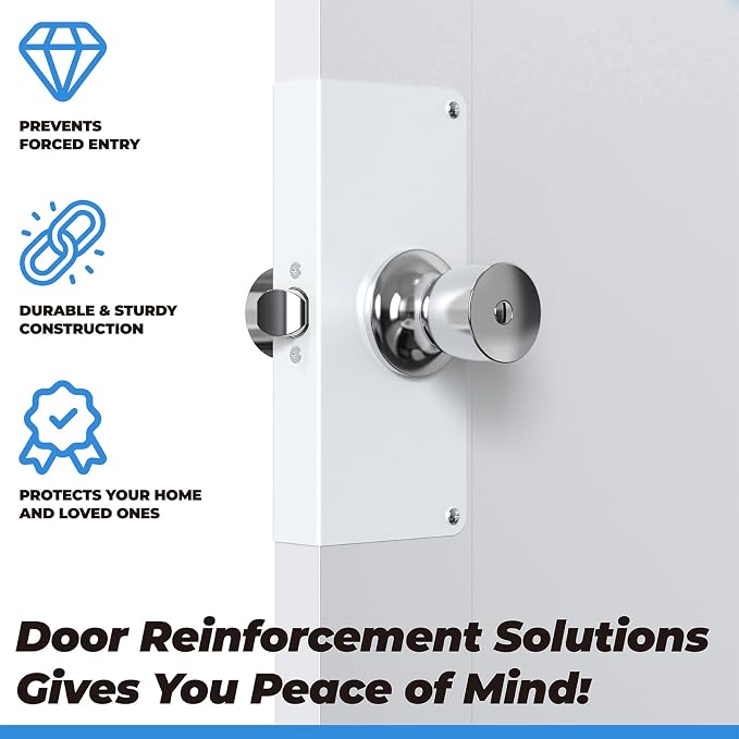 White U 9585 Stainless Steel Lock and Door Reinforcement Plate - Image 6
