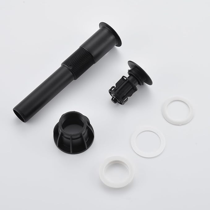 TIORIY Vessel Sink Drain Without Overflow, Plastic Bathroom Pop up Sink Drain - Image 9