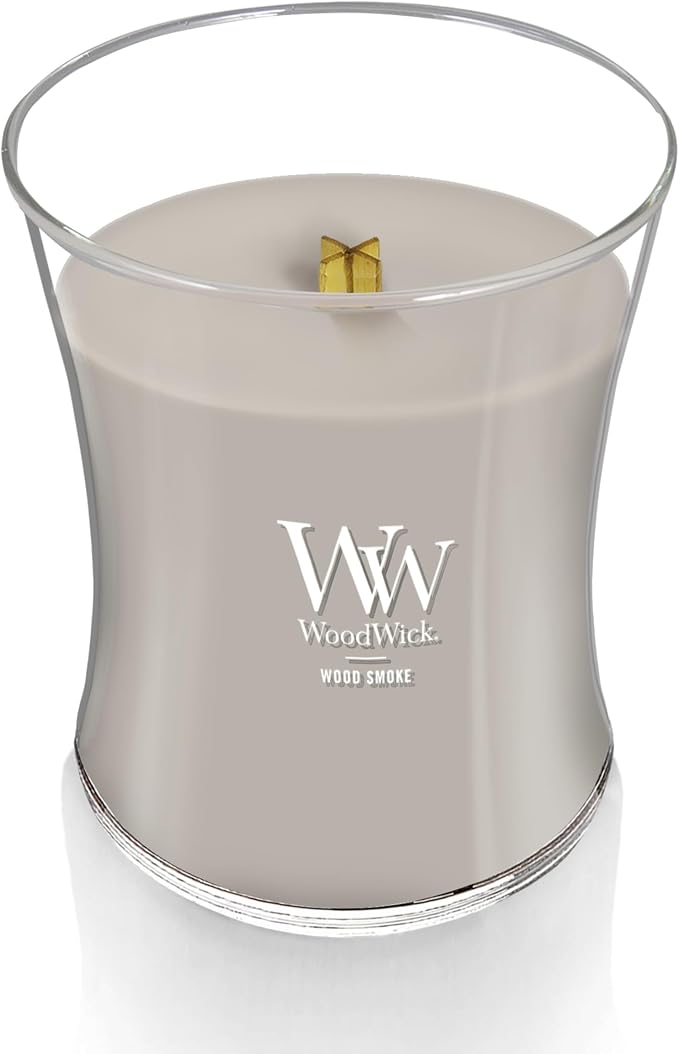 WoodWick Wood Smoke Hourglass Candle 9.7 oz. Medium Fall Candle - Image 2