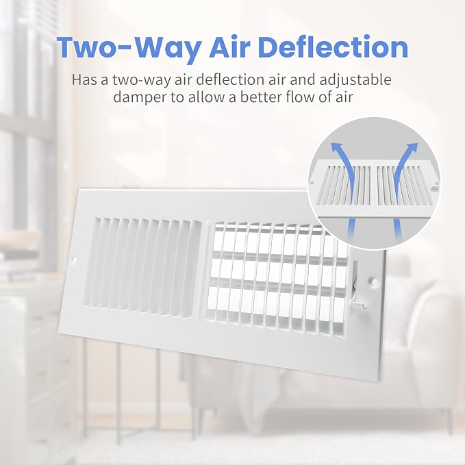 12 x 4 Inch Air Vent Covers for Wall or Ceiling - Image 4