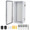 Electrical Junction Box, IP67 Waterproof Outdoor Box ABS Plastic Enclosure by Qukipet