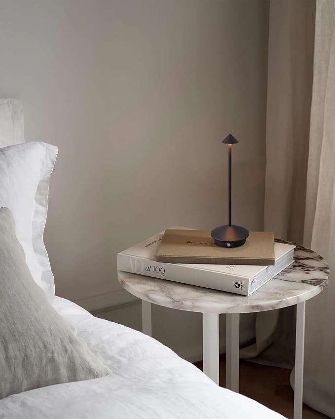 Modern Cordless Table Lamp Set of 2, Rechargeable, Battery Operated Lighting - Image 9
