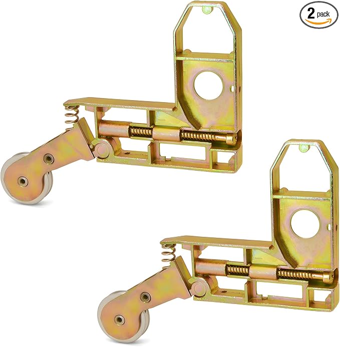 2 Pack Sliding Screen Door Corner and Roller Assembly | 1" Concave Stainless by TPard