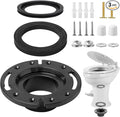 RV Toilet Seal and 3 Inch Socket RV Toilet Flange Kit, Fit by BREADEEP